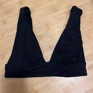 Billabong black bikini deep v